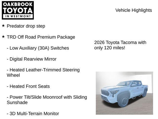 new 2026 Toyota Tacoma car, priced at $52,881