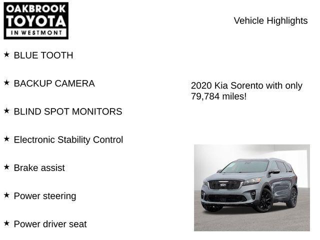 used 2020 Kia Sorento car, priced at $16,800