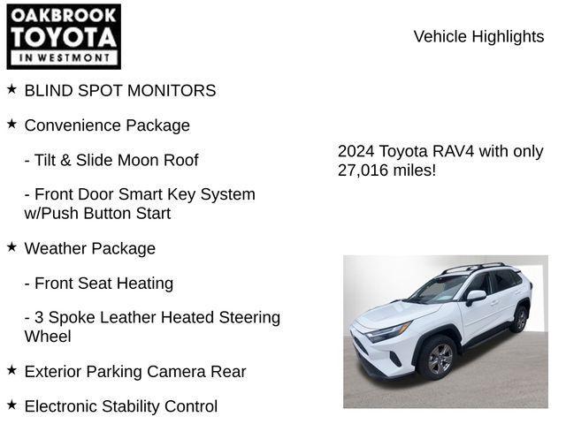 used 2024 Toyota RAV4 car, priced at $30,999