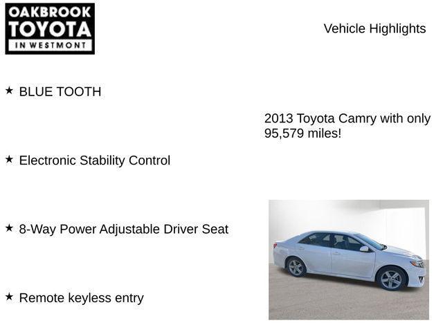 used 2013 Toyota Camry car, priced at $11,913