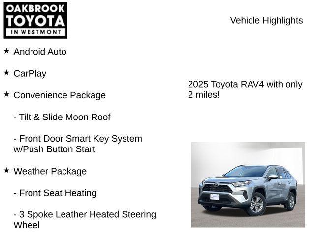 new 2025 Toyota RAV4 car, priced at $35,780