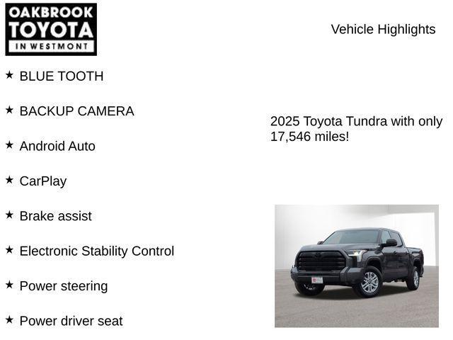 used 2025 Toyota Tundra car, priced at $43,547