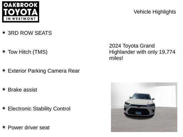 used 2024 Toyota Grand Highlander car, priced at $45,999