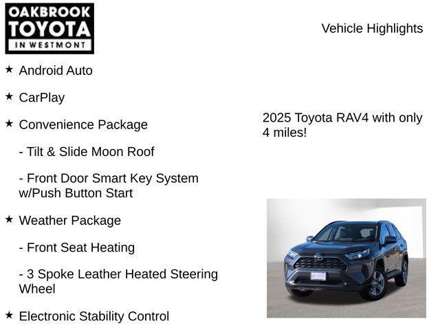 new 2025 Toyota RAV4 car, priced at $35,662