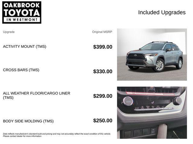new 2025 Toyota Corolla Cross car, priced at $29,733