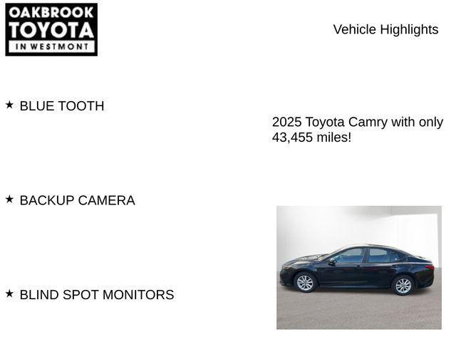 used 2025 Toyota Camry car, priced at $24,996