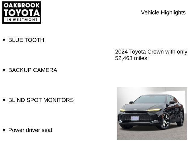 used 2024 Toyota Crown car, priced at $32,400