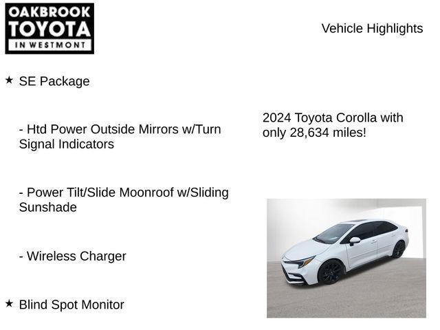 used 2024 Toyota Corolla Hybrid car, priced at $24,755