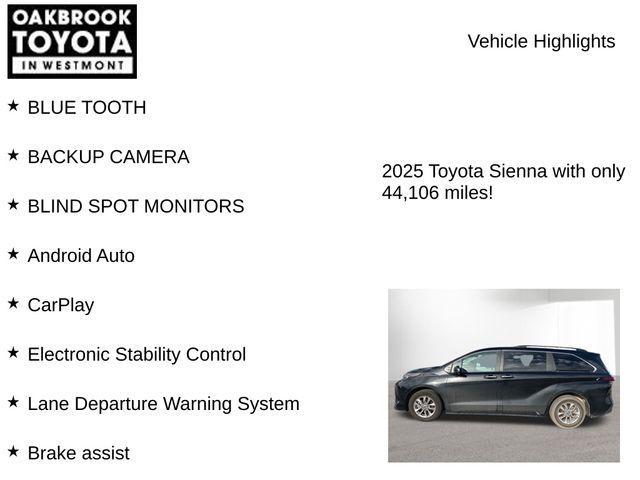 used 2025 Toyota Sienna car, priced at $40,999