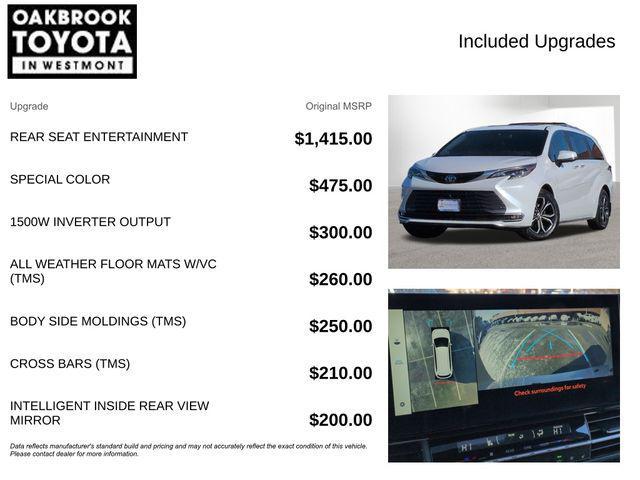 used 2025 Toyota Sienna car, priced at $57,700