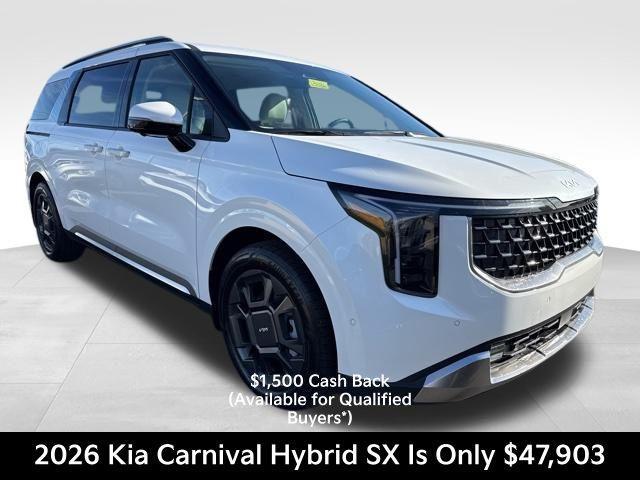 new 2026 Kia Carnival Hybrid car, priced at $47,903
