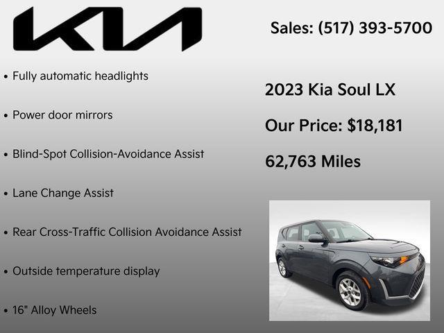 used 2023 Kia Soul car, priced at $18,181