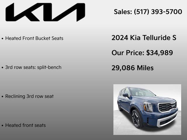 used 2024 Kia Telluride car, priced at $34,989