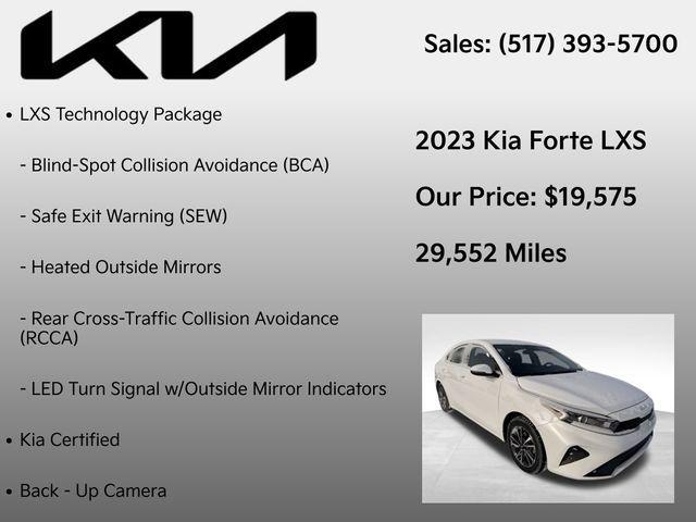 used 2023 Kia Forte car, priced at $19,575