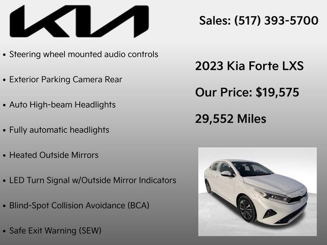 used 2023 Kia Forte car, priced at $19,575