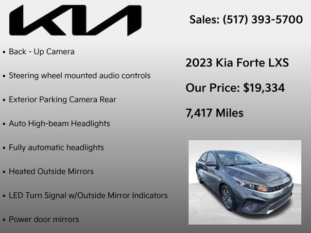 used 2023 Kia Forte car, priced at $19,334