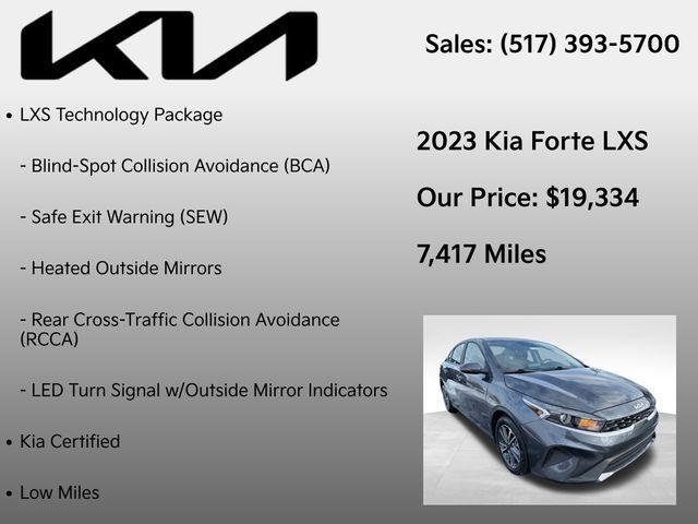 used 2023 Kia Forte car, priced at $19,334