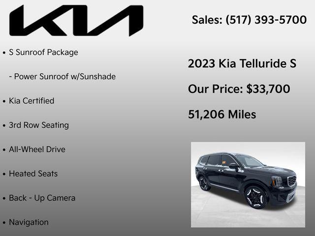 used 2023 Kia Telluride car, priced at $33,700