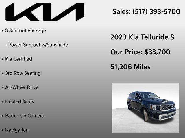 used 2023 Kia Telluride car, priced at $33,700