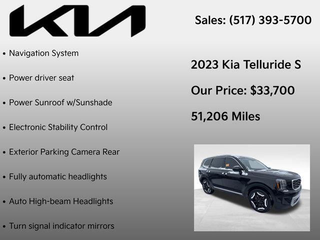 used 2023 Kia Telluride car, priced at $33,700