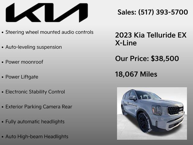 used 2023 Kia Telluride car, priced at $38,500