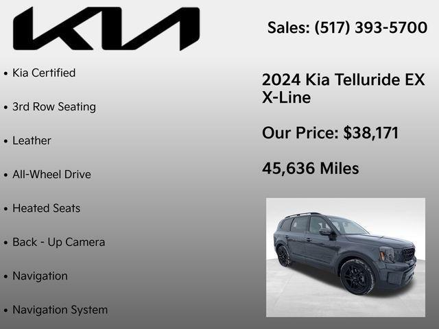 used 2024 Kia Telluride car, priced at $38,171