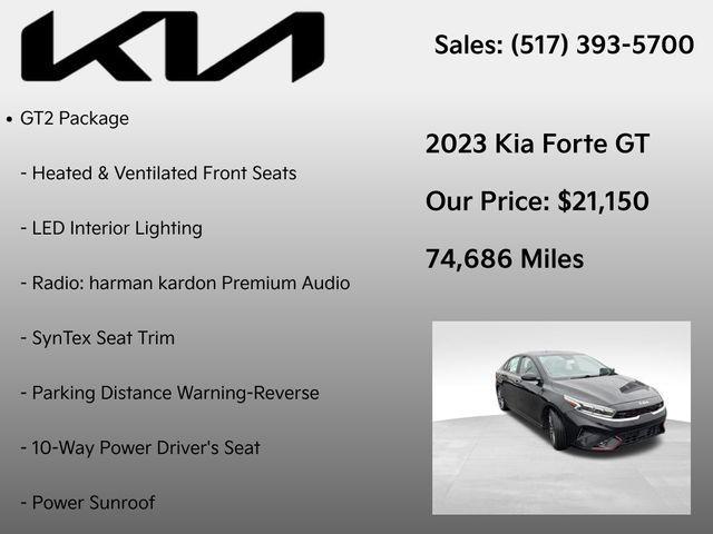 used 2023 Kia Forte car, priced at $21,150