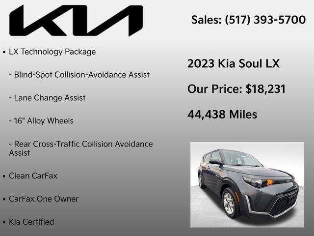 used 2023 Kia Soul car, priced at $18,231