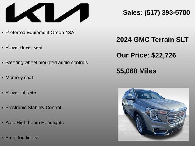 used 2024 GMC Terrain car, priced at $22,726