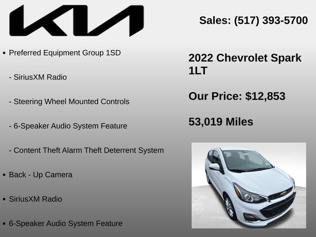 used 2022 Chevrolet Spark car, priced at $12,853