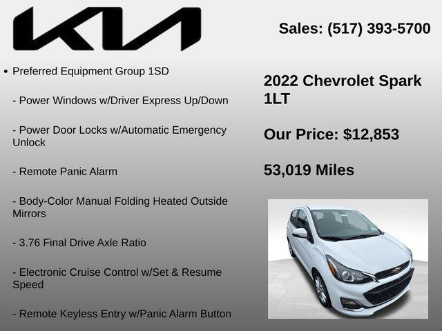 used 2022 Chevrolet Spark car, priced at $12,853