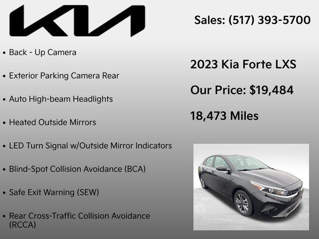 used 2023 Kia Forte car, priced at $19,484