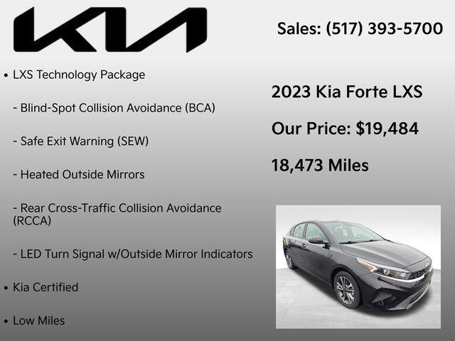 used 2023 Kia Forte car, priced at $19,484