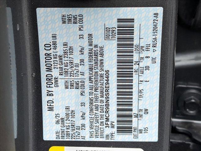 new 2025 Ford Bronco Sport car, priced at $27,321