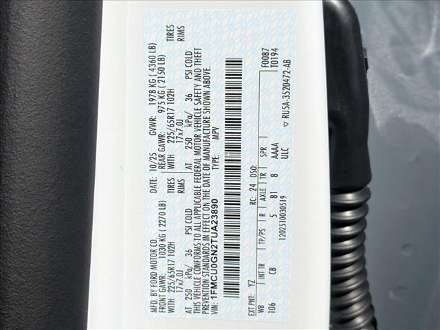 new 2026 Ford Escape car, priced at $28,109