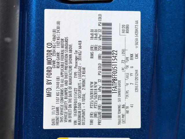 used 2018 Ford Mustang car, priced at $25,484