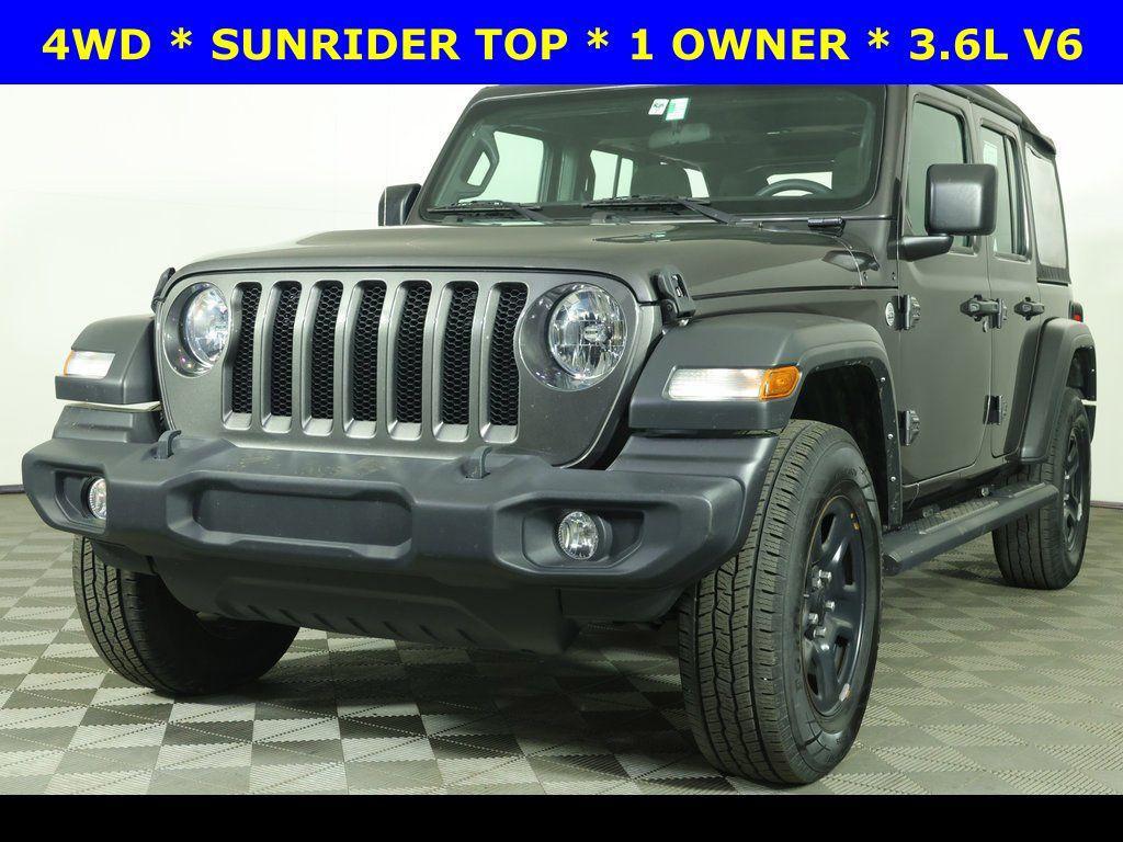 used 2021 Jeep Wrangler Unlimited car, priced at $19,751