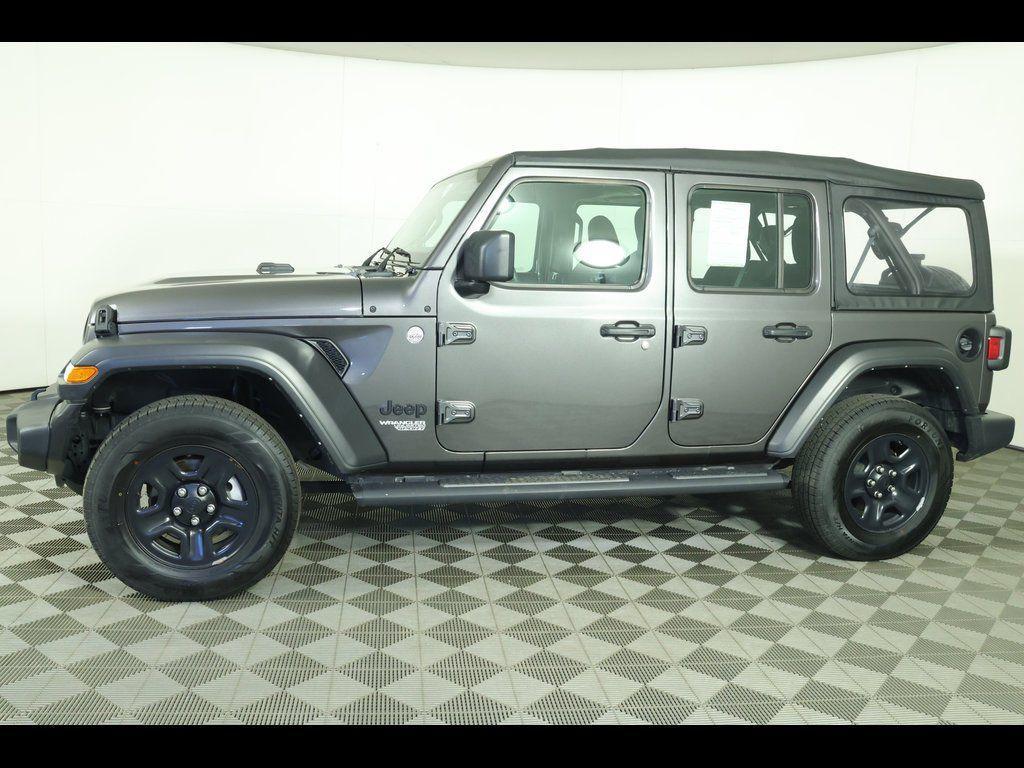 used 2021 Jeep Wrangler Unlimited car, priced at $21,994