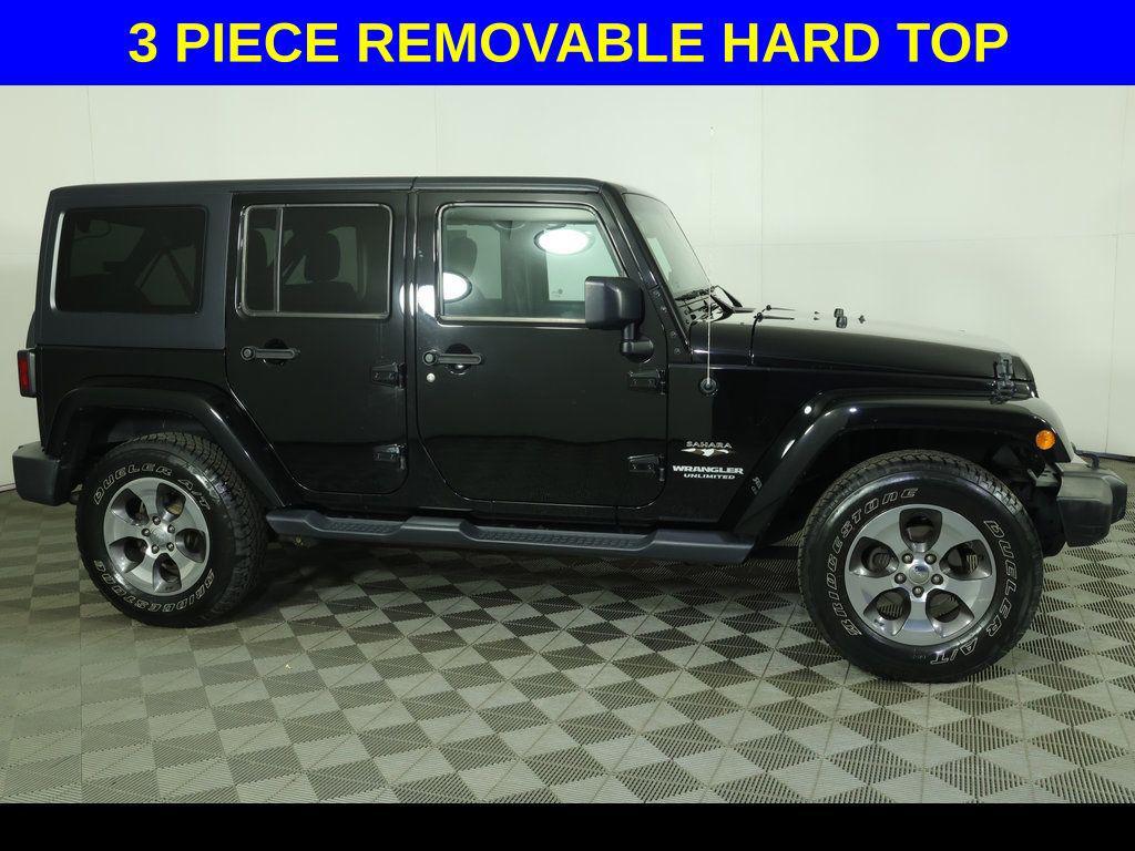used 2017 Jeep Wrangler Unlimited car, priced at $19,944