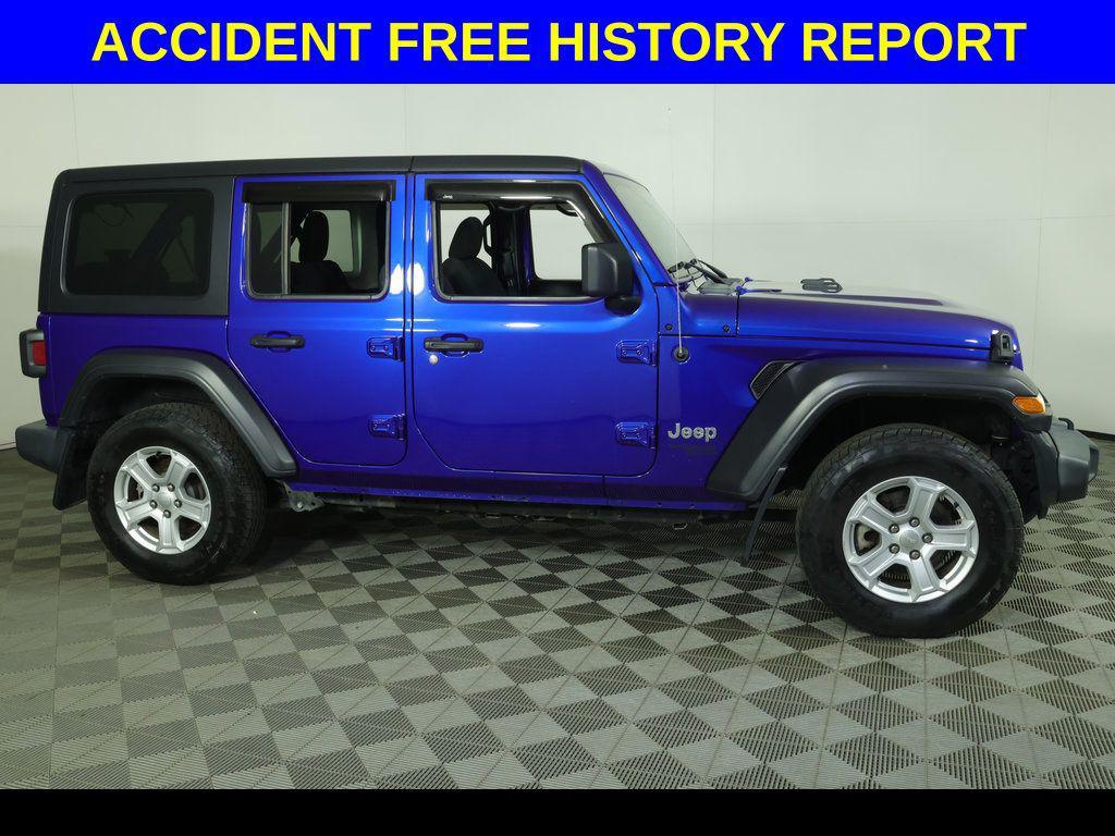 used 2020 Jeep Wrangler Unlimited car, priced at $19,813