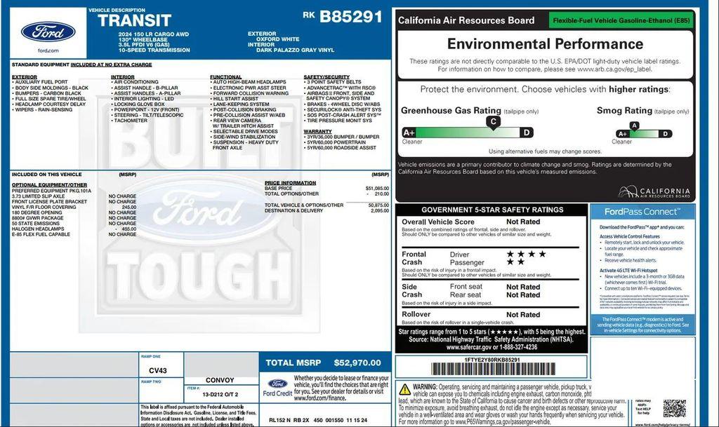used 2024 Ford Transit-150 car, priced at $27,994