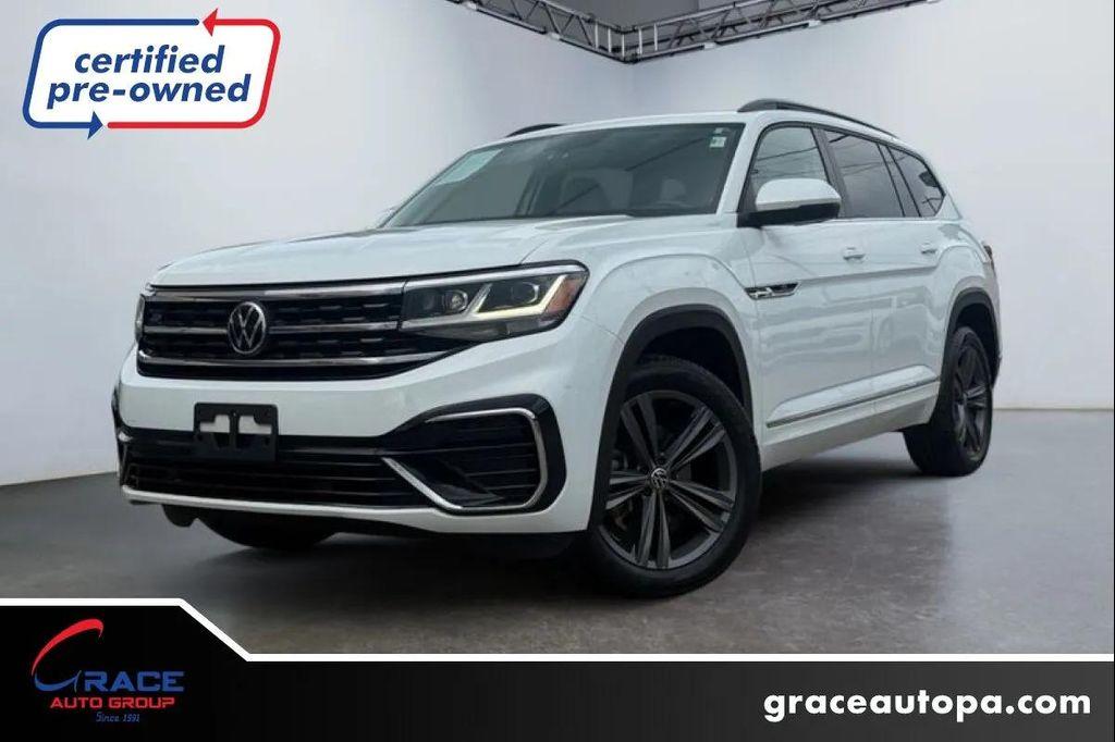used 2021 Volkswagen Atlas car, priced at $21,484