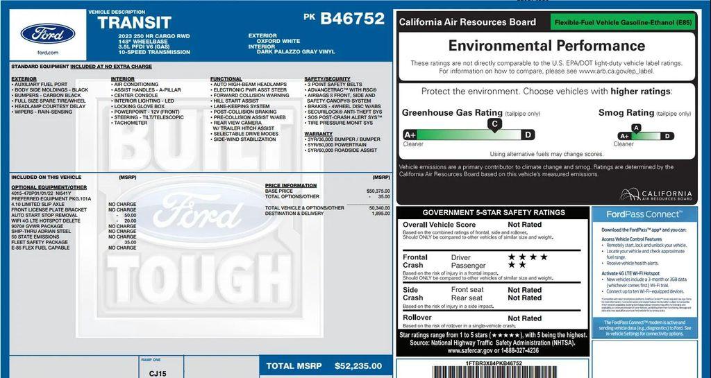 used 2023 Ford Transit-250 car, priced at $27,994