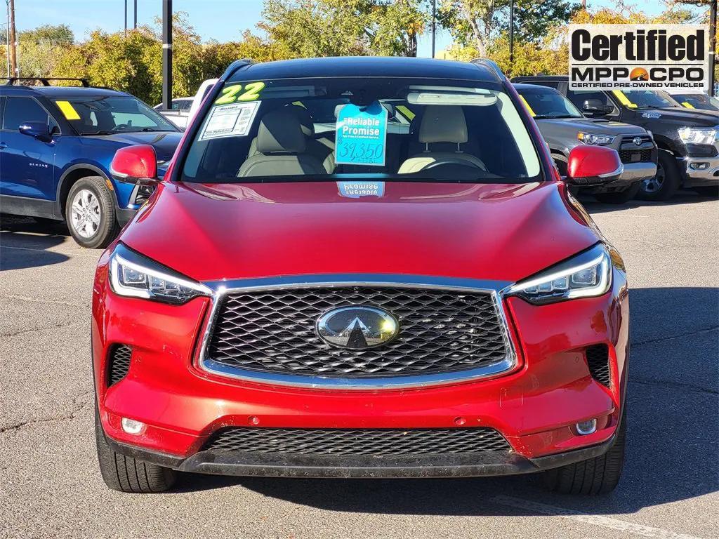 used 2022 INFINITI QX50 car, priced at $30,437