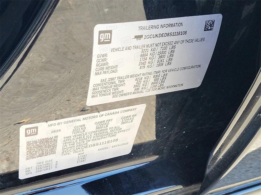 used 2025 Chevrolet Silverado 1500 car, priced at $43,216