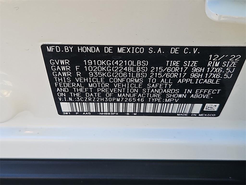 used 2023 Honda HR-V car, priced at $22,987