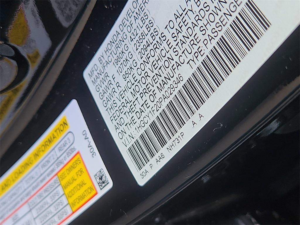 used 2023 Honda Accord car, priced at $22,487