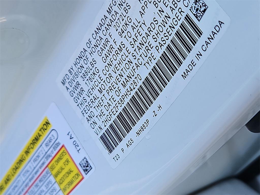 used 2023 Honda Civic car, priced at $22,787