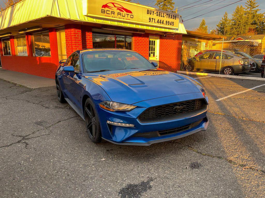 used 2018 Ford Mustang car, priced at $18,499