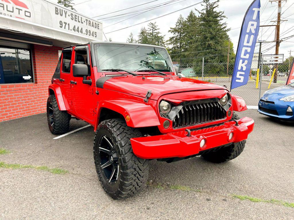 used 2015 Jeep Wrangler Unlimited car, priced at $21,000